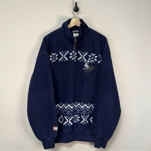 Vtg 90s Mickey Mouse Ski Fleece